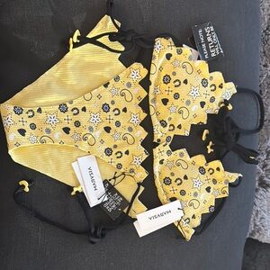 Marysia Swim Yellow Bikini with Black and White Pattern